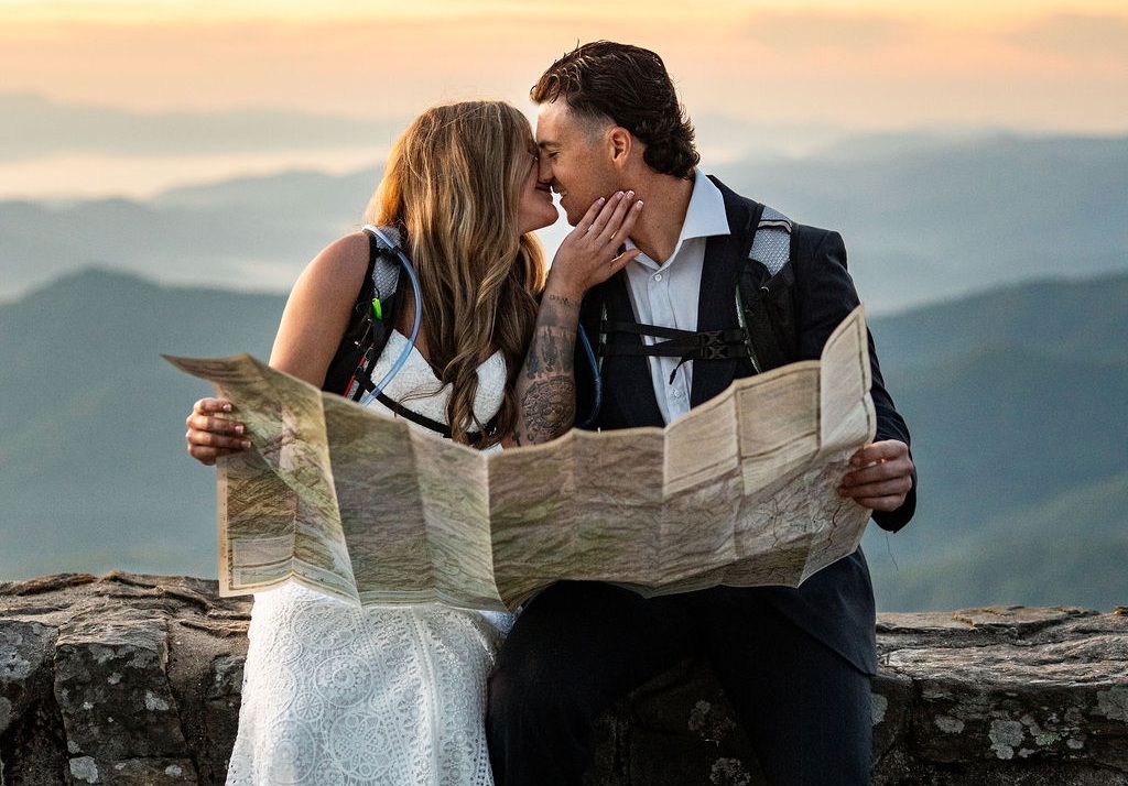 Wedding dress challenge with People featured photo, with Jenni and Austin. in September 2025.