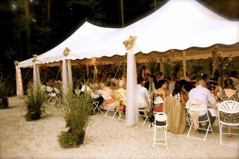 Before there was Nantahala Weddings, there was a tent. That's about it.